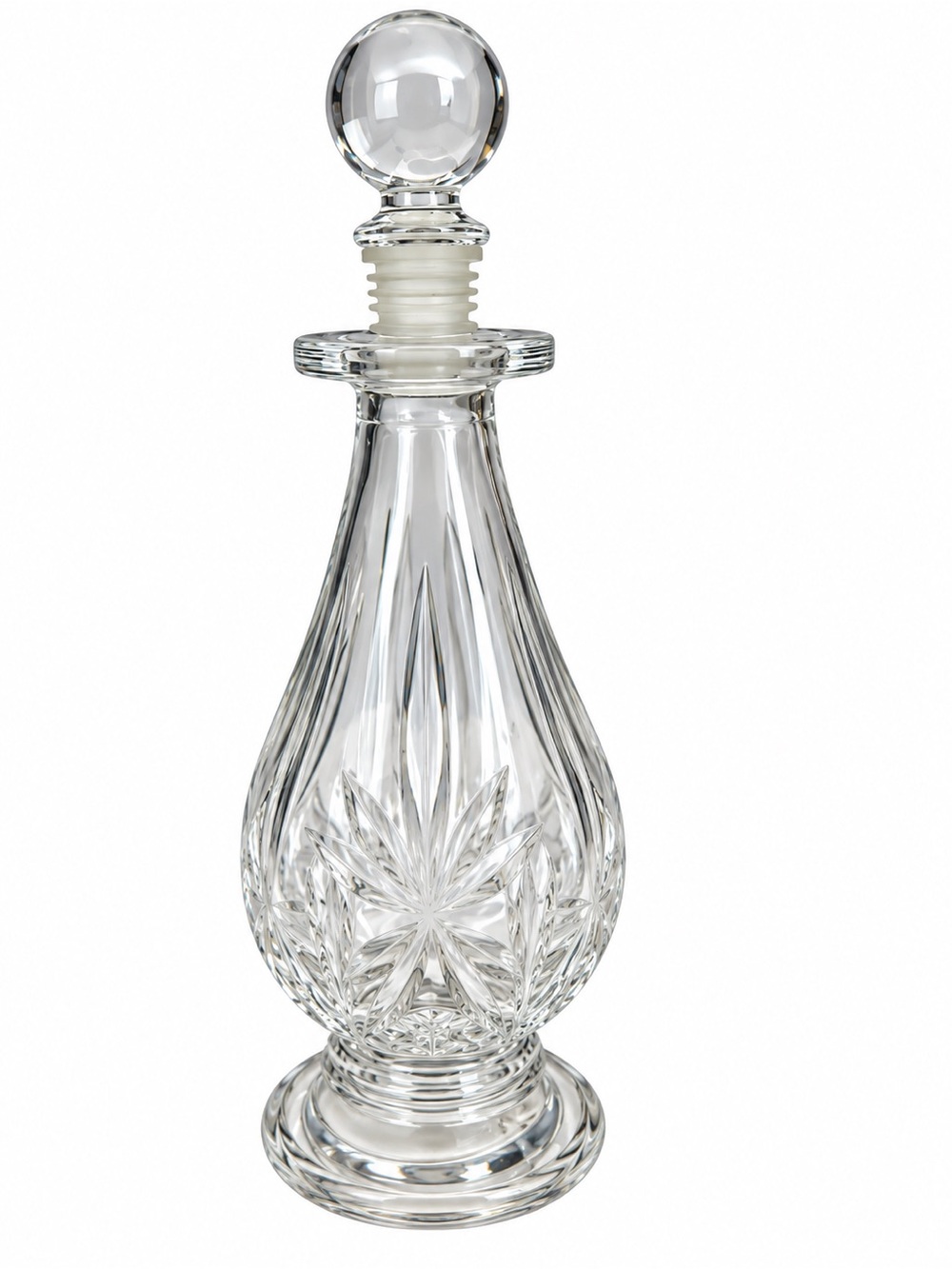 Vintage Glass Crystal Wine Decanter - Picture 3 of 6